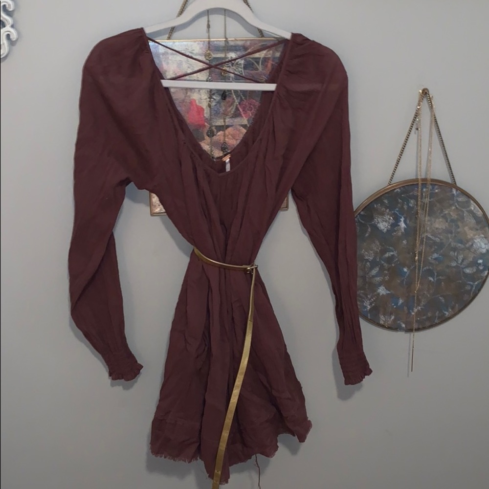 Free People long sleeve dress